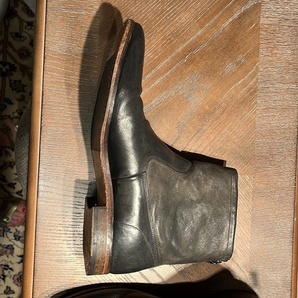 Sartori Gold Leather Ankle Boots Size 10.5 - Picture 2 of 9